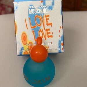 Moschino I Love Love Blue and Orange Bottle GWP